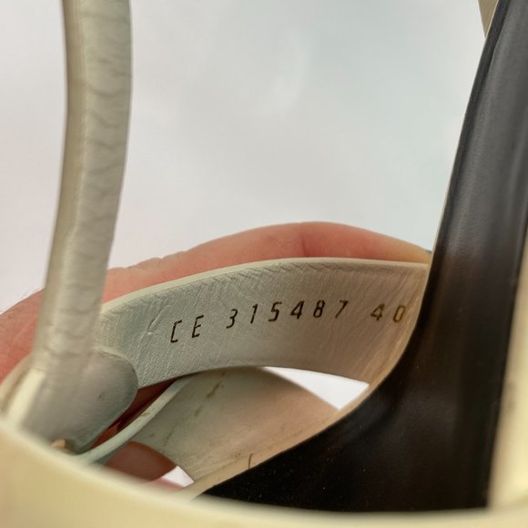 🌷❤️‍🔥FINAL SALE 🔥 NO OFFERS🌷💥Saint Laurent Tribute Patent Sandal 40.5 - Picture 8 of 11